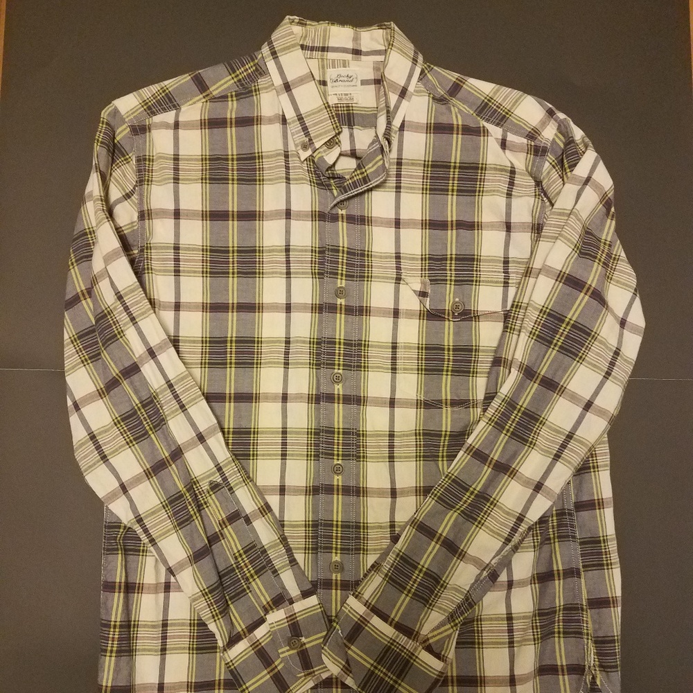 Lucky Brand Plaid Long Sleeve Button Down